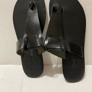 PURE LEATHER CUSTOM MADE MEN SLIPPERS